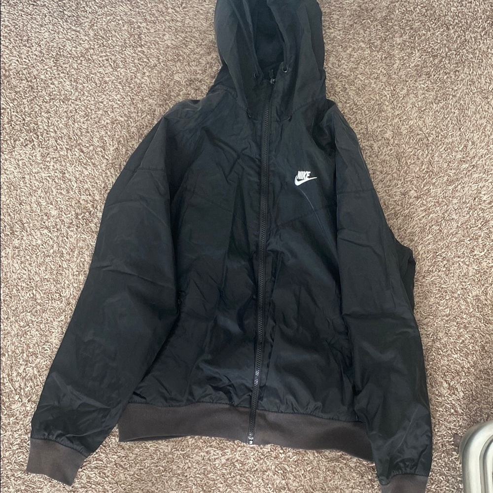 Nike Black Full-Zip Hooded Jacket